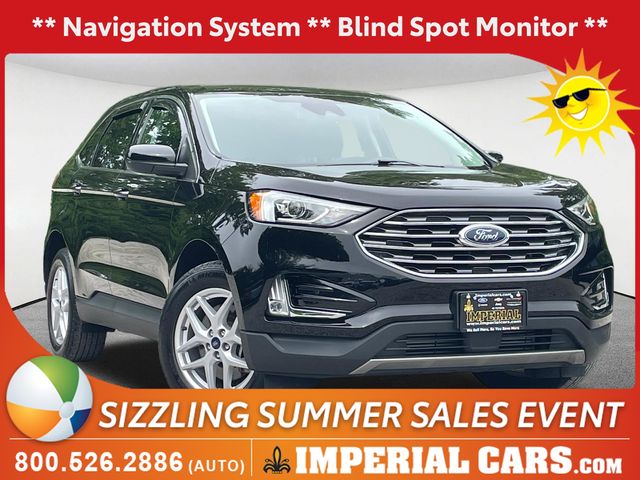 Black Metallic 2021 Ford Edge SEL AWD SUV / Crossover All-Wheel Drive 8-Speed Automatic
