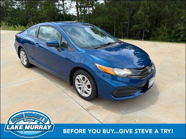 Dyno Blue Pearl 2015 Honda Civic Coupe Coupe Front-Wheel Drive Continuously Variable Transmission