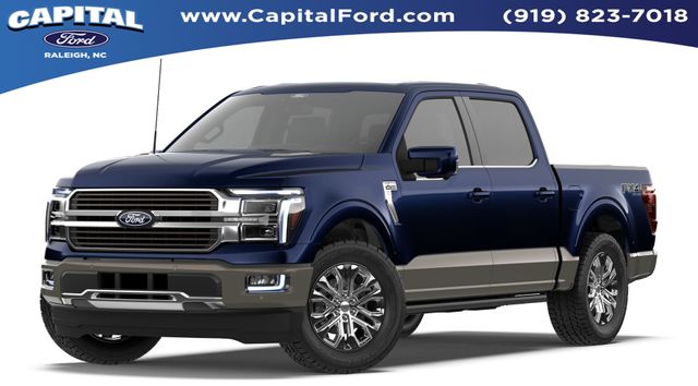Blue Metallic 2026 Ford F-150 Pickup Truck Four-Wheel Drive Automatic