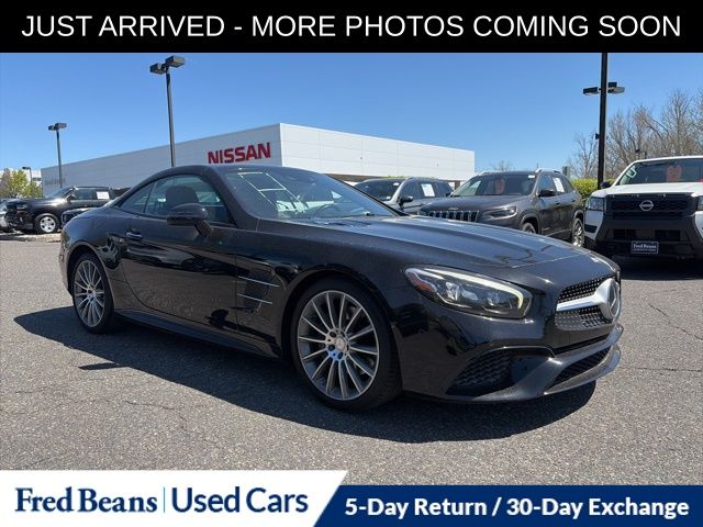 Black 2017 Mercedes-Benz SL-Class SL 450 RWD Convertible Rear-Wheel Drive 9-Speed Automatic