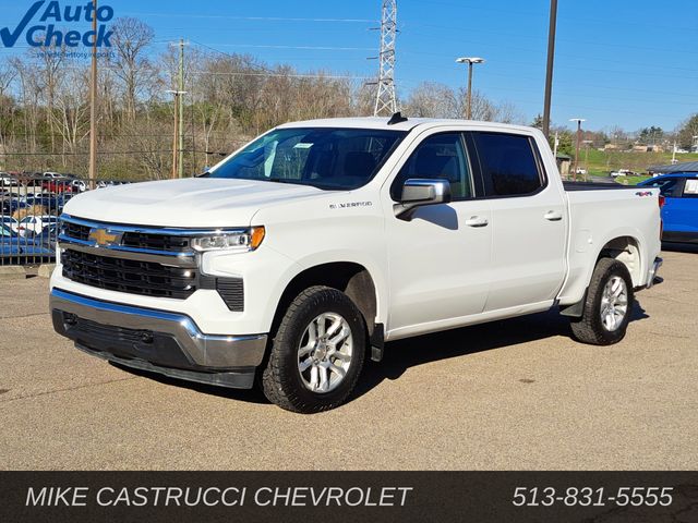 Summit White 2022 Chevrolet Silverado 1500 Pickup Truck Four-Wheel Drive Automatic