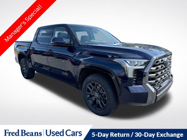 Blueprint 2023 Toyota Tundra Platinum CrewMax Cab 4WD Pickup Truck Four-Wheel Drive Automatic