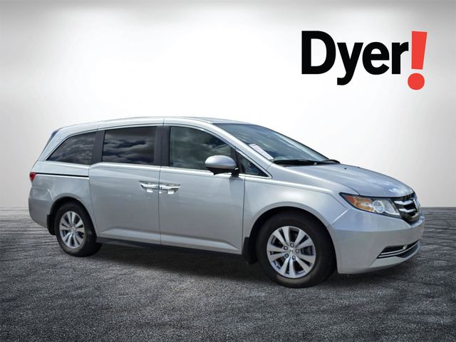 Alabaster Silver Metallic 2015 Honda Odyssey Minivan Front-Wheel Drive 6-Speed Automatic