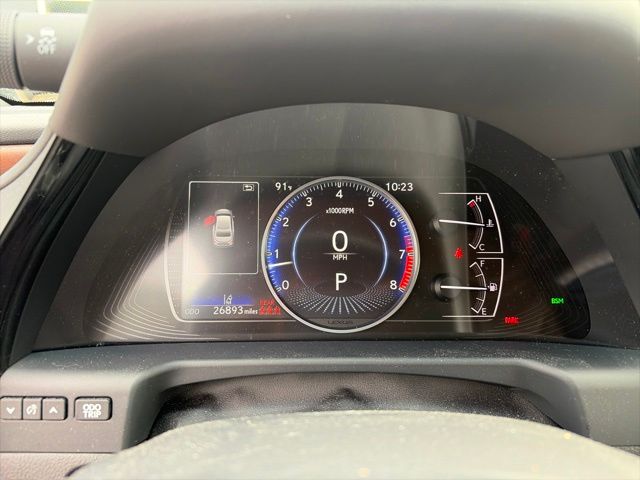 Black (Obsidian) 2024 Lexus ES Sedan Front-Wheel Drive 8-Speed Automatic