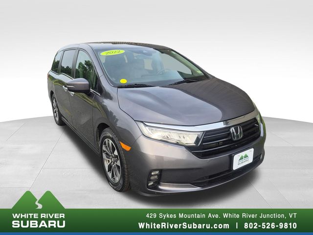 Gray 2022 Honda Odyssey Minivan Front-Wheel Drive Automatic