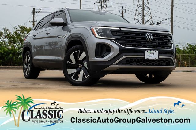 2024 Volkswagen Atlas Cross Sport 2.0T SE w/Technology Silver at Bayway Cadillac of The Woodlands