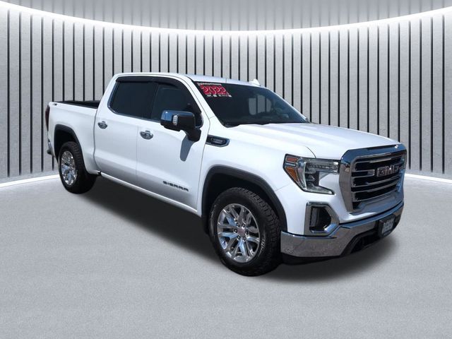 Summit White 2022 GMC Sierra 1500 Limited SLT Crew Cab 4WD Pickup Truck Four-Wheel Drive Automatic