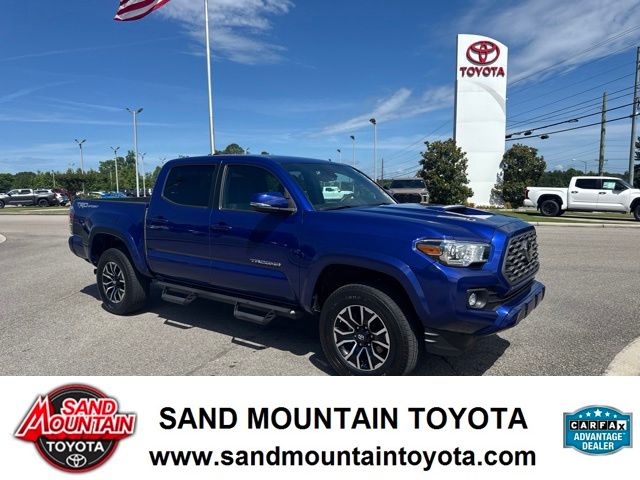 Blue 2023 Toyota Tacoma TRD Sport Double Cab RWD Pickup Truck 4X2 6-Speed Automatic