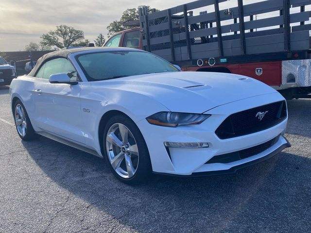 Oxford White 2018 Ford Mustang GT Premium Convertible RWD Convertible Rear-Wheel Drive Automatic