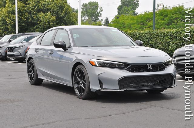 Urban Gray Pearl 2026 Honda Civic Hatchback Hatchback Front-Wheel Drive Continuously Variable Transmission