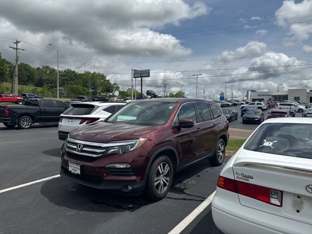 Red 2018 Honda Pilot EX-L AWD SUV / Crossover All-Wheel Drive 6-Speed Automatic