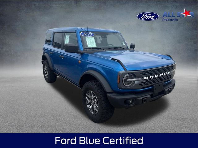 Blue Metallic 2025 Ford Bronco SUV / Crossover Four-Wheel Drive Automatic
