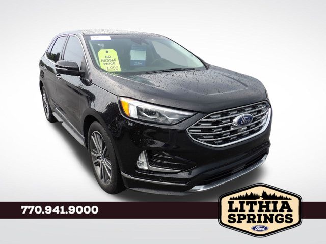 Black Metallic 2019 Ford Edge SUV / Crossover Front-Wheel Drive 8-Speed Automatic