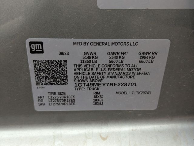 2024 Sterling Metallic GMC Sierra 2500HD SLE 4X4 Truck
