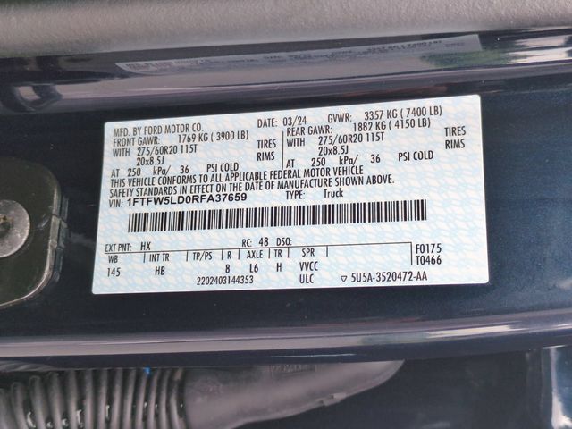 Used 2024 Blue Ford Lariat image 37
