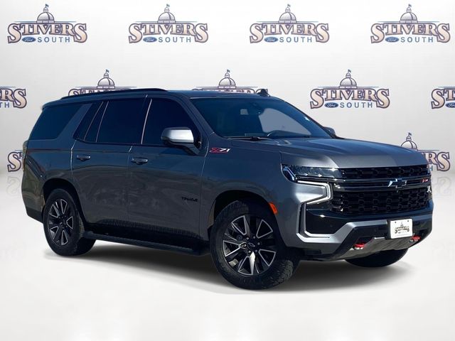 Gray (Satin Steel Metallic) 2021 Chevrolet Tahoe SUV / Crossover Four-Wheel Drive 