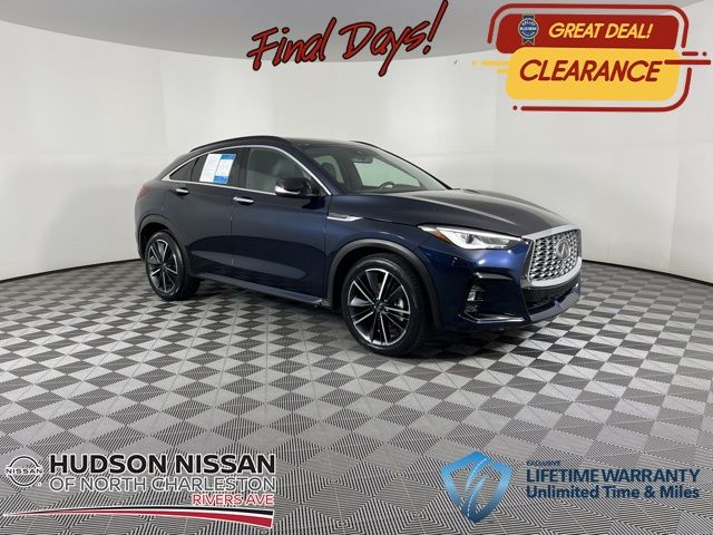 2024 Hermosa Blue Infiniti QX55 LUXE SUV