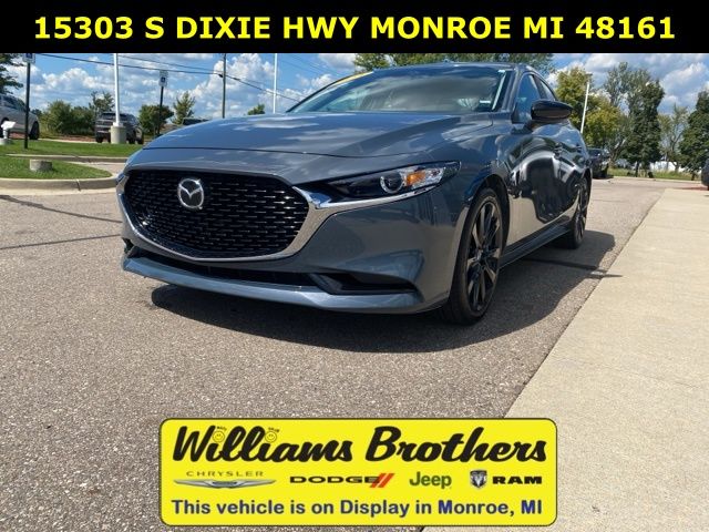 Polymetal Gray Metallic 2024 Mazda MAZDA3 2.5 S Carbon Edition Sedan AWD Sedan All-Wheel Drive 6-Speed Automatic