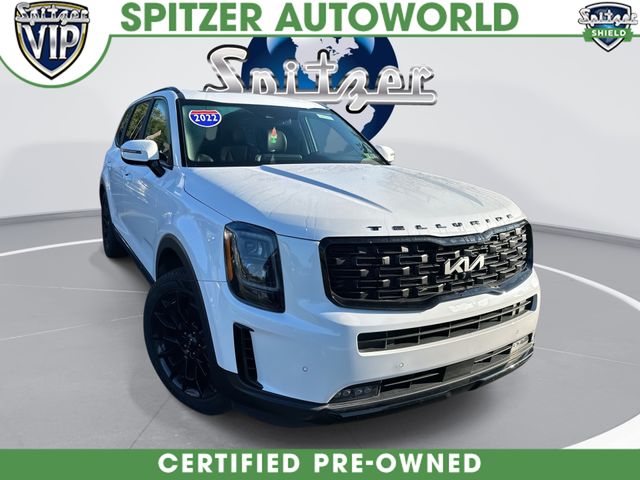Glacial White Pearl 2022 Kia Telluride SUV / Crossover All-Wheel Drive 8-Speed Automatic