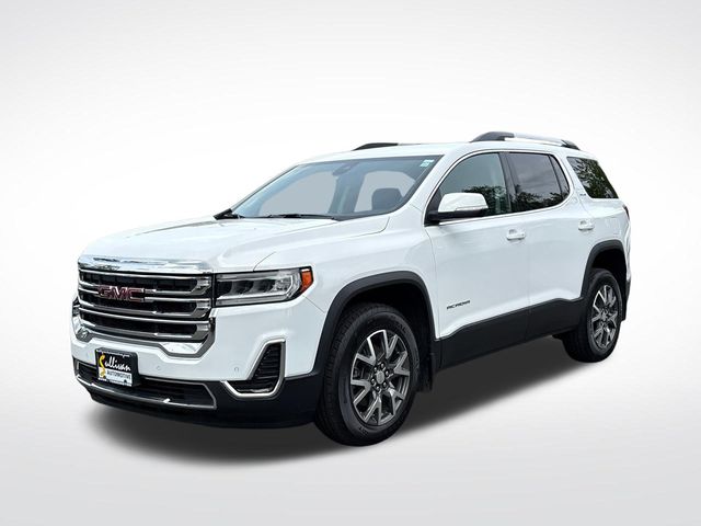 Summit White 2021 GMC Acadia SLE AWD SUV / Crossover Four-Wheel Drive 9-Speed Automatic