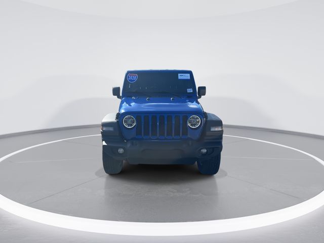 Used 2020 Blue Jeep Unlimited Sport S image 2