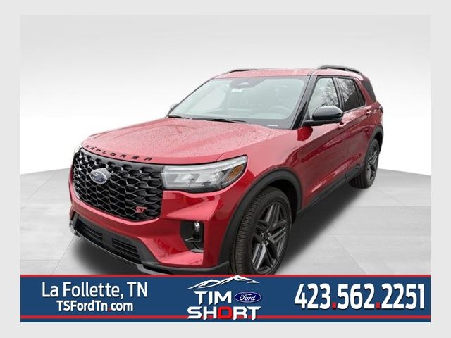 Rapid Red Metallic Tinted Clearcoat 2026 Ford Explorer ST AWD SUV / Crossover All-Wheel Drive Automatic