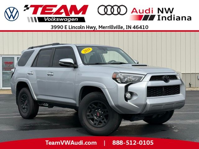 Classic Silver 2019 Toyota 4Runner TRD Off-Road 4WD SUV / Crossover Four-Wheel Drive 5-Speed Automatic Overdrive