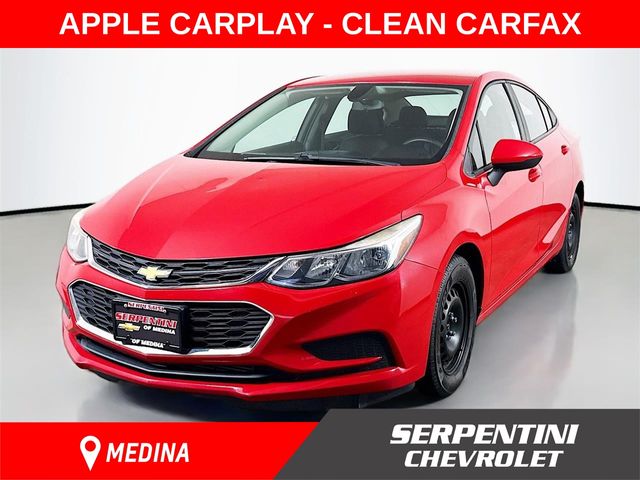 Red Hot 2017 Chevrolet Cruze LS Sedan FWD Sedan Front-Wheel Drive 6-Speed Automatic