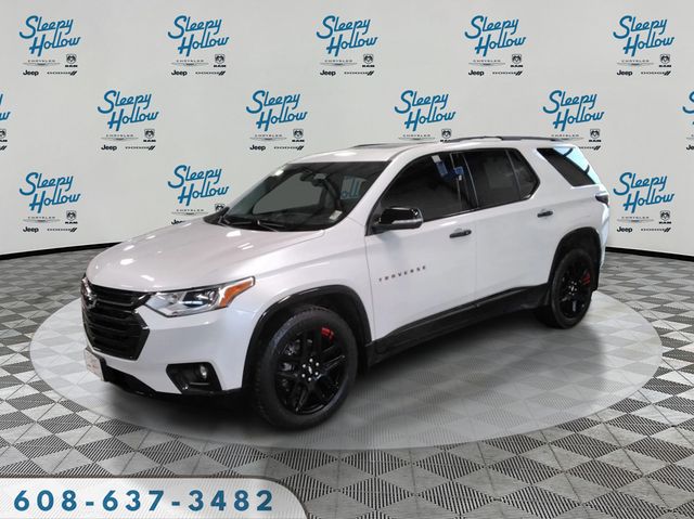 White (Iridescent Pearl Tricoat) 2021 Chevrolet Traverse Premier AWD SUV / Crossover Four-Wheel Drive 9-Speed Automatic