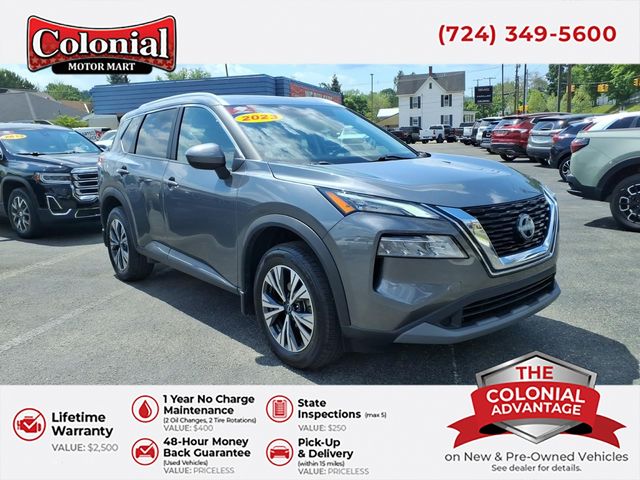 Gray (Gun Metallic) 2023 Nissan Rogue SV AWD SUV / Crossover All-Wheel Drive Continuously Variable Transmission