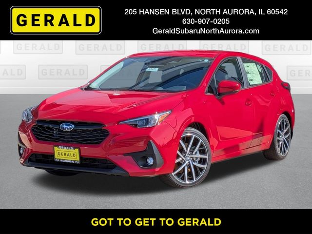 Pure Red 2026 Subaru Impreza Sport AWD Wagon All-Wheel Drive Continuously Variable Transmission