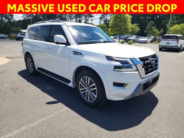White 2023 Nissan Armada SUV / Crossover 4X2 7-Speed Automatic