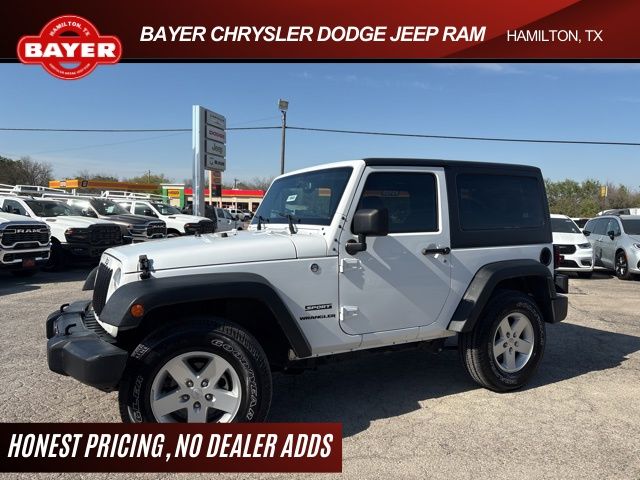 Bright White Clearcoat 2017 Jeep Wrangler Sport 4WD SUV / Crossover Four-Wheel Drive 5-Speed Automatic