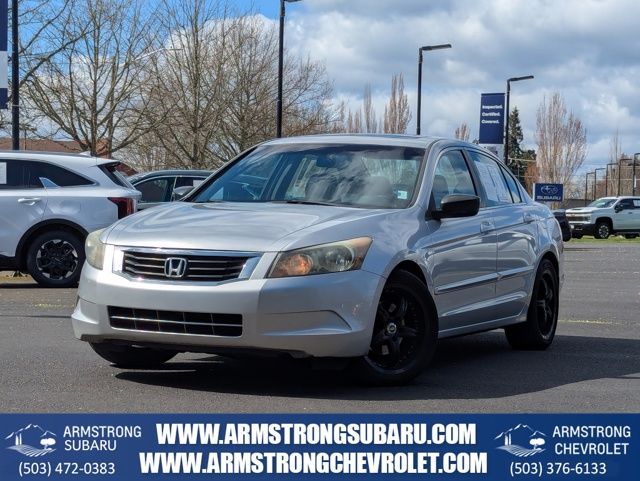 Silver 2009 Honda Accord EX-L Sedan Front-Wheel Drive 5-Speed Automatic Overdrive