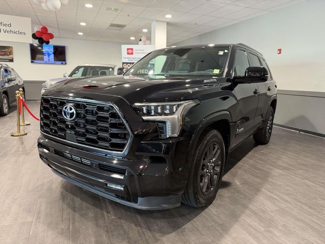 Midnight Black Metallic 2023 Toyota Sequoia Platinum 4WD SUV / Crossover Four-Wheel Drive Automatic