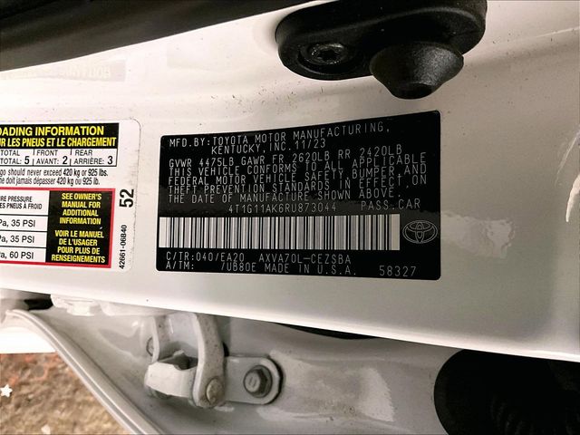 2024 Toyota Camry SE White at Sutliff Volkswagen