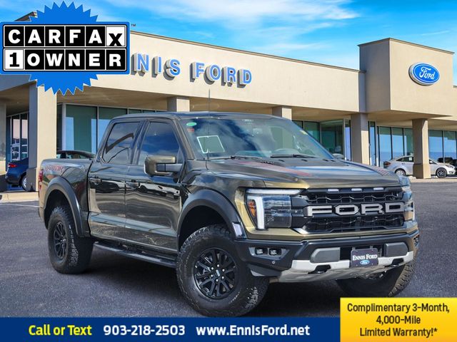 Green 2025 Ford F-150 Raptor SuperCrew 4WD Pickup Truck Four-Wheel Drive Automatic