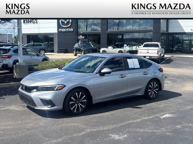 Lunar Silver Metallic 2024 Honda Civic Hatchback Hatchback Front-Wheel Drive Continuously Variable Transmission