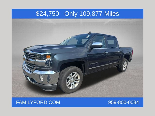 Gray (Graphite Metallic) 2018 Chevrolet Silverado 1500 Pickup Truck Four-Wheel Drive 6-Speed Automatic Overdrive