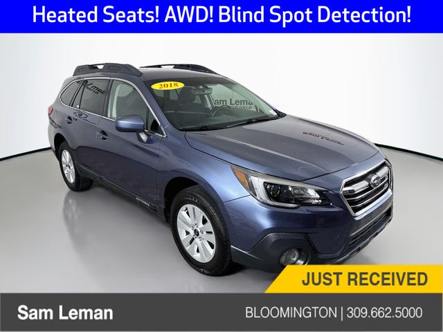 Twilight Blue Metallic 2018 Subaru Outback Wagon All-Wheel Drive Continuously Variable Transmission