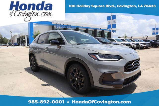 Gray 2024 Honda HR-V SUV / Crossover Front-Wheel Drive Continuously Variable Transmission