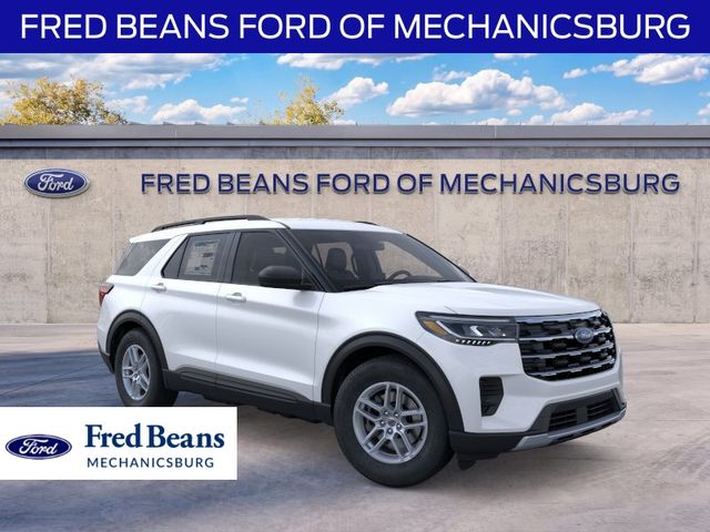White Metallic 2026 Ford Explorer SUV / Crossover All-Wheel Drive Automatic