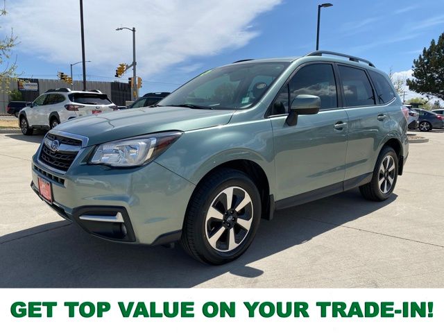 Jasmine Green Metallic 2018 Subaru Forester 2.5i Premium SUV / Crossover All-Wheel Drive Continuously Variable Transmission