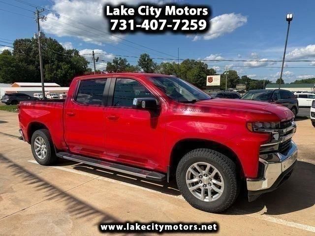 Red Hot 2019 Chevrolet Silverado 1500 Pickup Truck Four-Wheel Drive 8-Speed Automatic