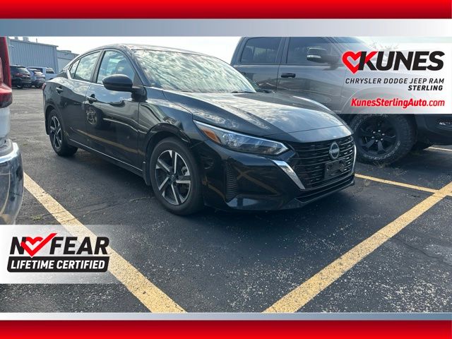 Super Black 2024 Nissan Sentra Sedan Front-Wheel Drive Continuously Variable Transmission