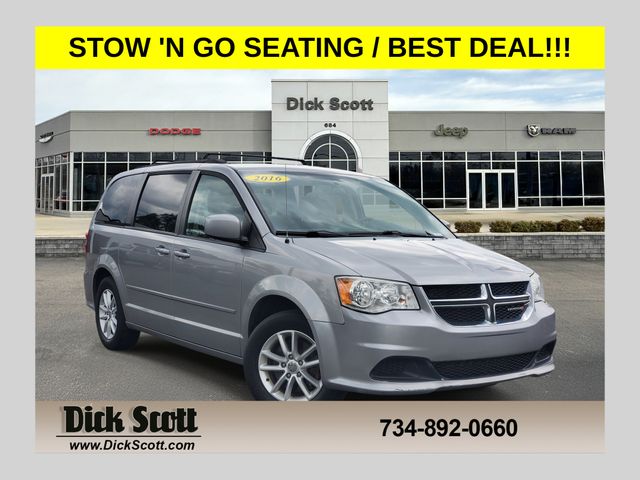 Billet Silver Metallic Clearcoat 2016 Dodge Grand Caravan Minivan Front-Wheel Drive 6-Speed Automatic