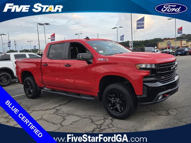 Red 2020 Chevrolet Silverado 1500 Pickup Truck Four-Wheel Drive Automatic