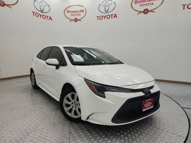 Super White 2021 Toyota Corolla LE FWD Sedan Front-Wheel Drive Continuously Variable Transmission