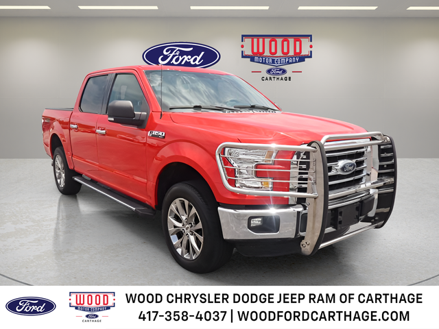 Race Red 2015 Ford F-150 Pickup Truck Four-Wheel Drive 6-Speed Automatic
