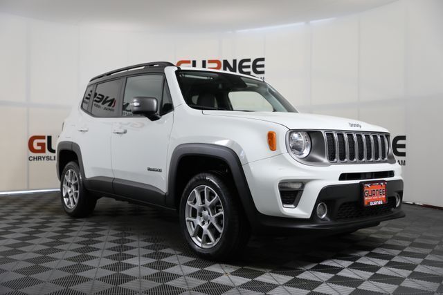 Alpine White Clearcoat 2021 Jeep Renegade SUV / Crossover Four-Wheel Drive 9-Speed Automatic